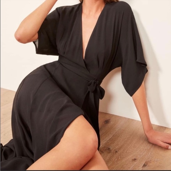 Reformation Winslow dress black - Picture 5 of 10